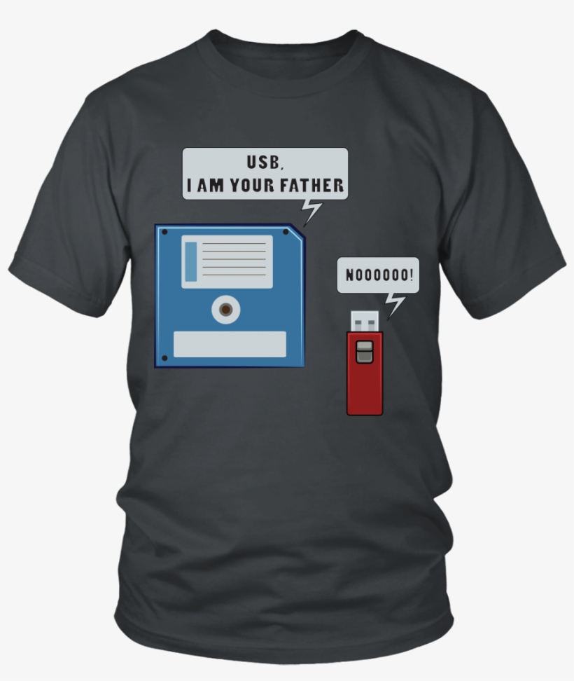 Usb Floppy Disk Funny Nerd Geek T Shirt For Men Women - Larry Bernandez T Shirt, transparent png download