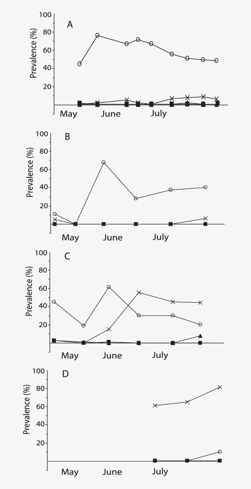 Prevalence Of Infection In Larval Hosts - Diagram, transparent png download