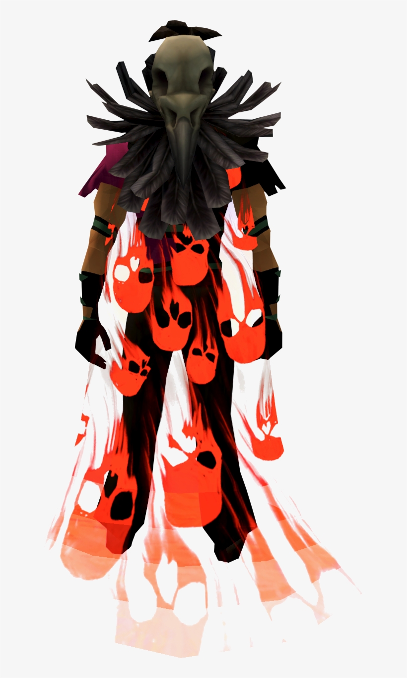 Equipped - Runescape Soul Cape Blood, transparent png download