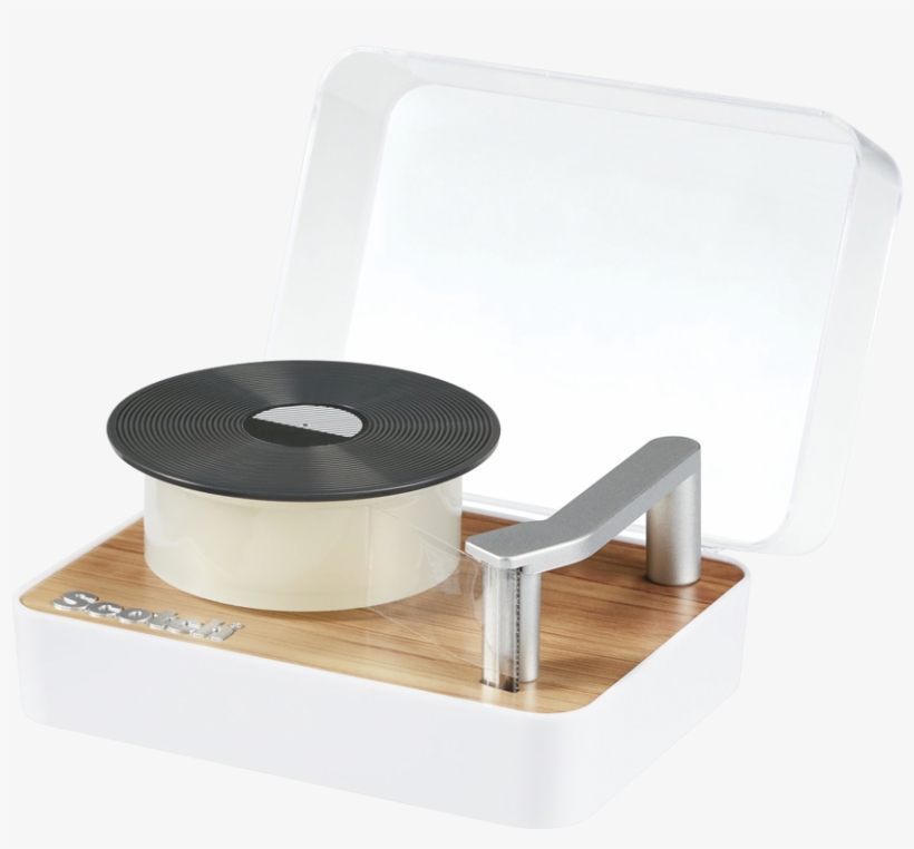Record Player Dispenser - Table, transparent png download