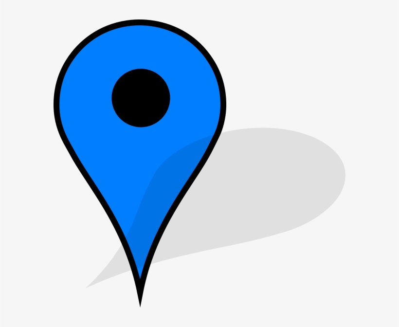 Blue Marker Google Maps, transparent png download