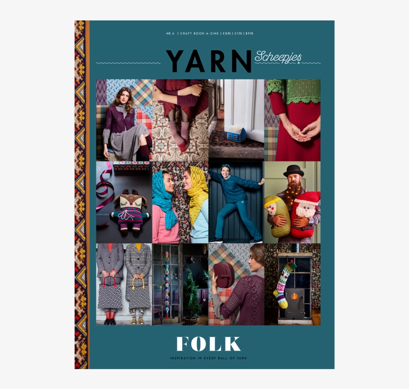 Scheepjes Yarn Book A Zine 6 - Scheepjes Bookazine Folk, transparent png download