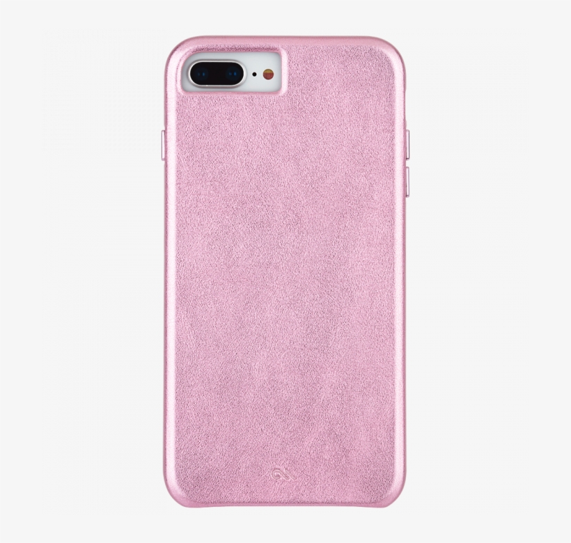 Metallic Blush Iphone 8 Plus Barely There Leather Back - Mobile Phone Case, transparent png download