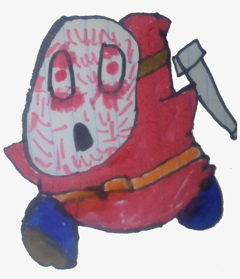 So Here's A Sprite Sheet/png Pic Of Pocessed Shy Guy - Painting, transparent png download