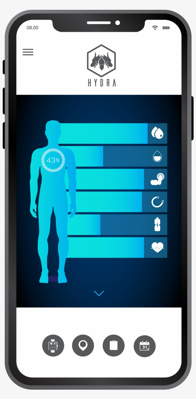 From A Single Drop Of Sweat We Improve Your Performance - Mobile Phone, transparent png download