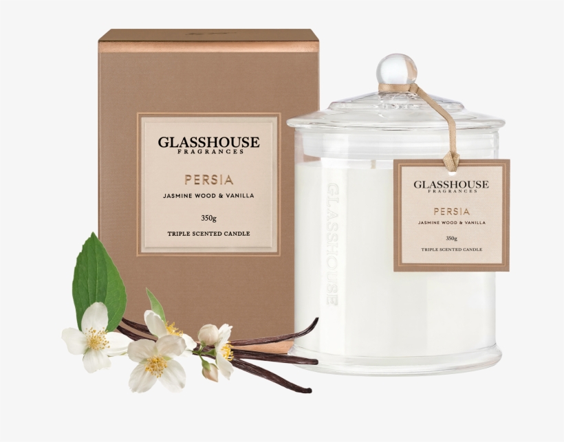 832 X 750 15 - Glasshouse Persia Jasmine Wood & Vanilla Candle, transparent png download