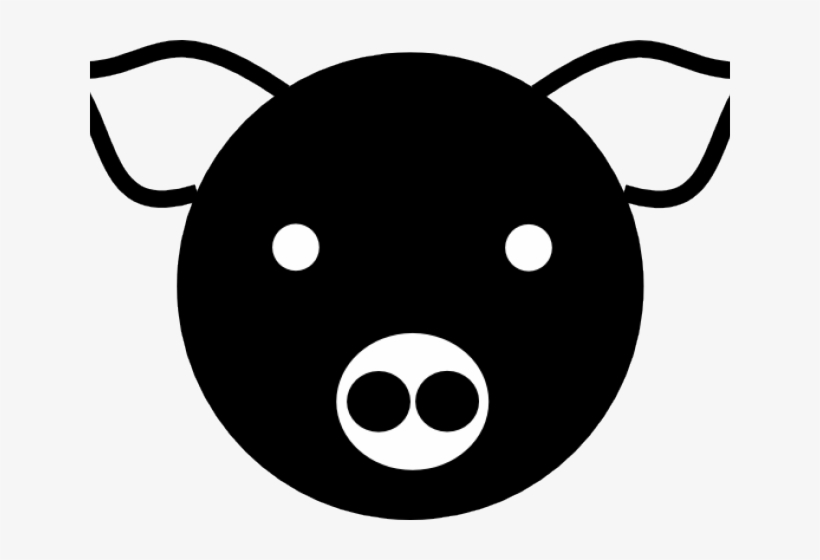 Pig Clipart Silhouette - Pig Clip Art, transparent png download