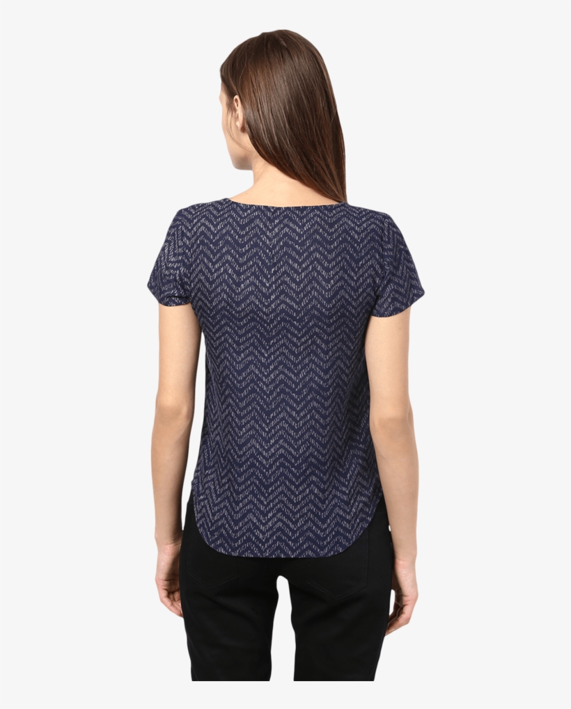 Women Printed Peter Pan Collar Top - Photo Shoot, transparent png download