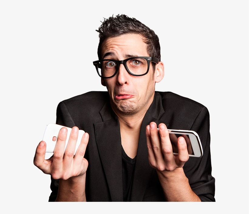 Teens Confused Phones, transparent png download