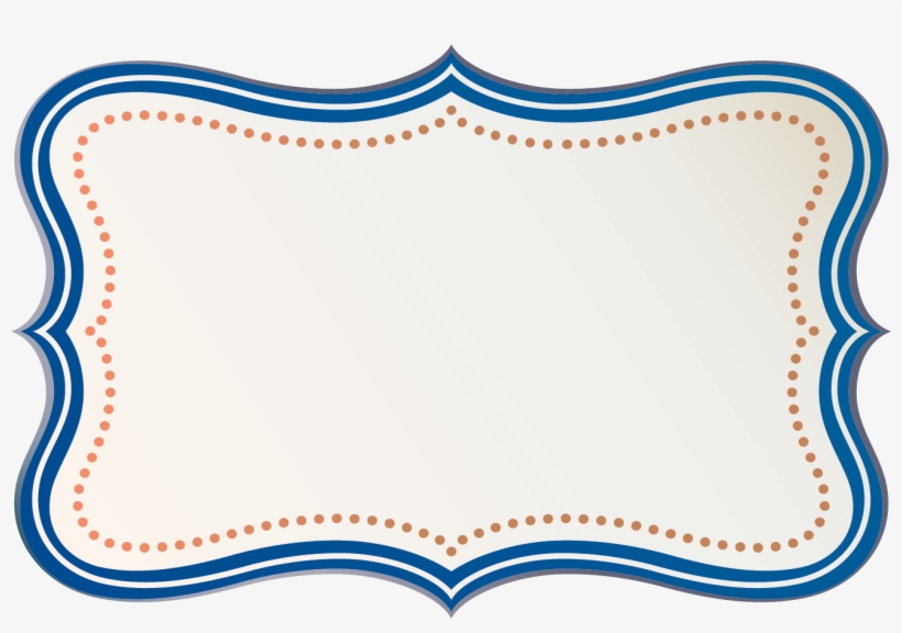 Blue Four Point Tray Badge With Yellow Circle Border - Motif, transparent png download