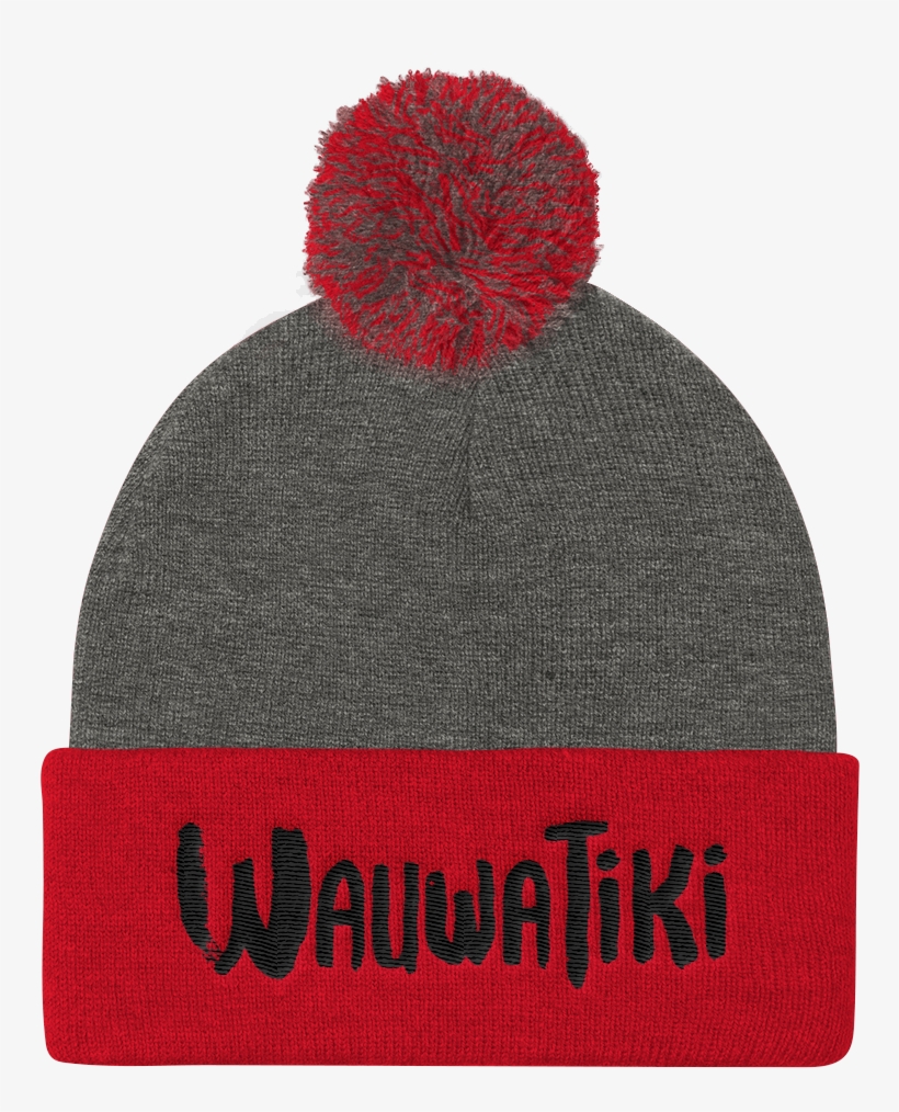 Load Image Into Gallery Viewer, Tiki Pom Pom Knit Cap - Knit Cap, transparent png download