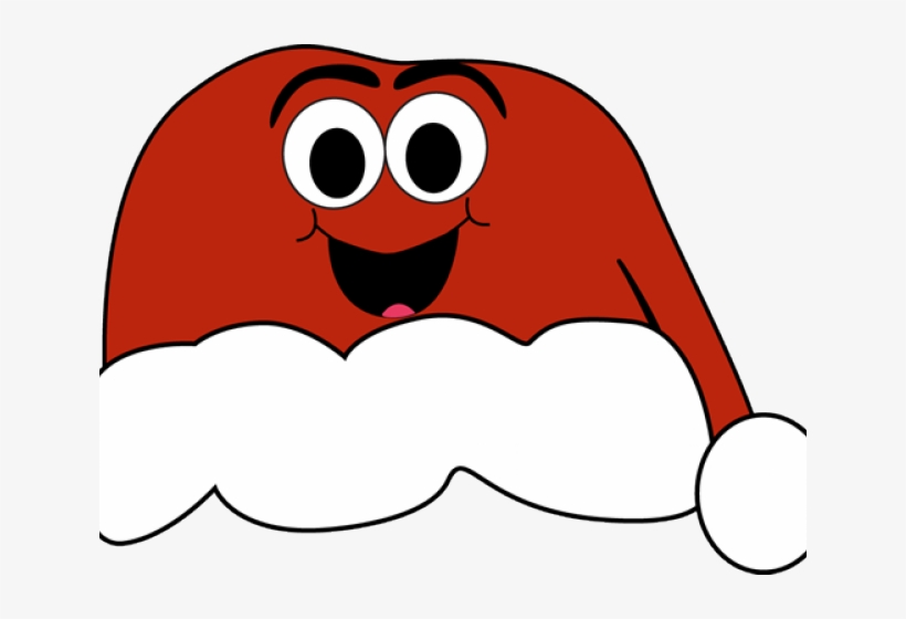 Cartoon Santa Hat Clipart, transparent png download