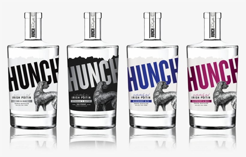 Bottle Poitin - Hunch Poitin, transparent png download