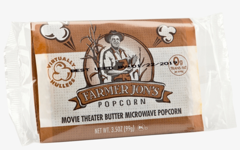 Farmer Jon's Virtually Hulless Microwave Popcorn - Tablecloth, transparent png download