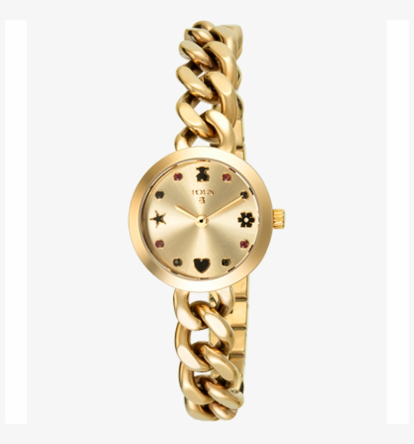 Reloj Tous 500350255 Mini Motif Mujer - Reloj Dorado Mujer Tous, transparent png download