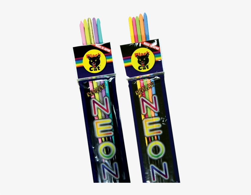 Bc Neon Sparkler 17″ - Black Cat Neon Sparklers, transparent png download