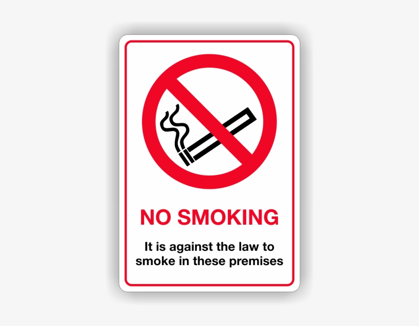 Sb001 No Smoking - Example Of Safety Signages, transparent png download