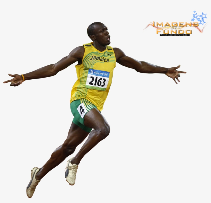 Png Image Information - Usain Bolt, transparent png download