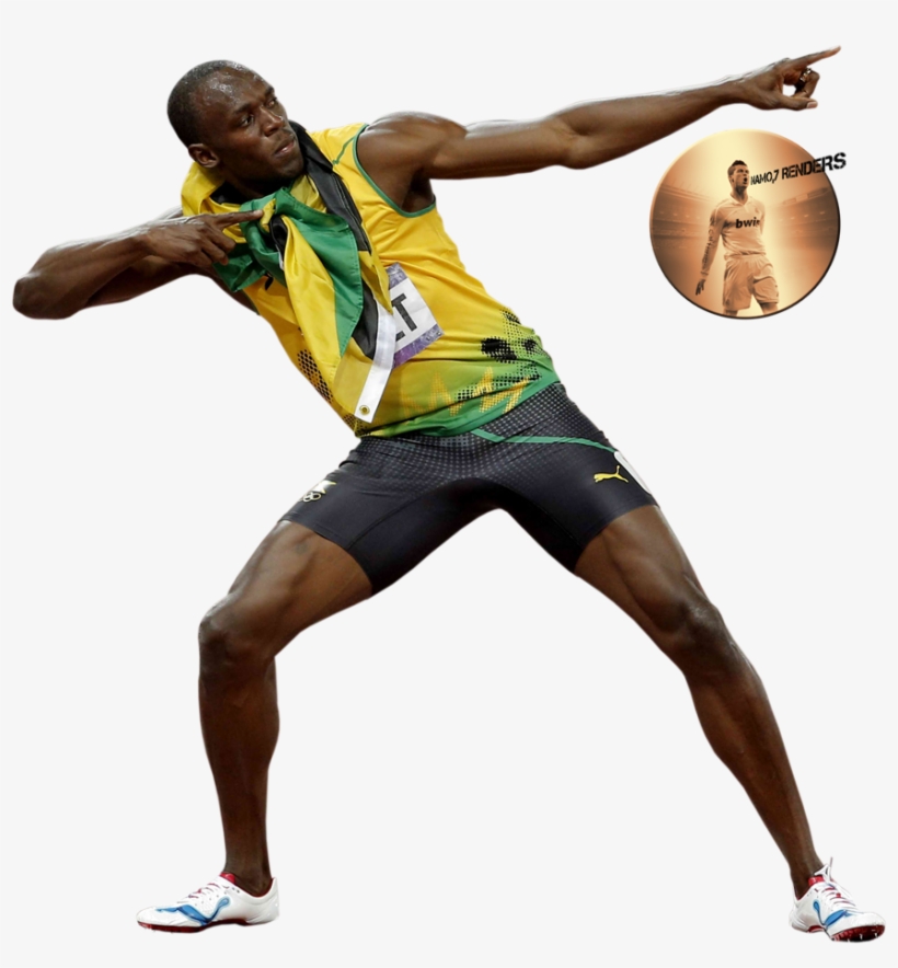 Usain Bolt Photo - Discus Throw, transparent png download