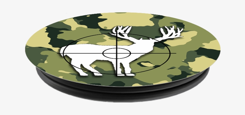 Deer Hunting Crosshairs Popsocket - Burro, transparent png download