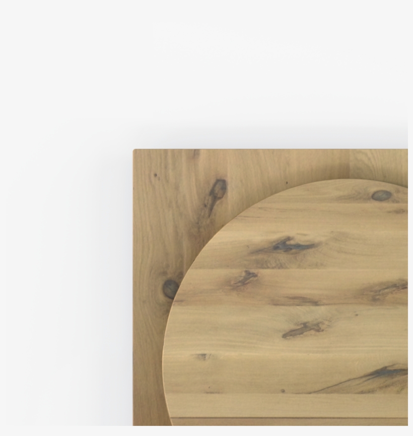 Solid Wood Character Oak Table Top Insideoutcontracts - Plywood, transparent png download