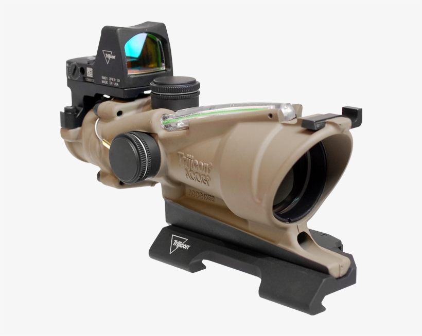 Picture Of Trijicon Acog Dual Illum Green Crosshair - Trijicon Acog, transparent png download