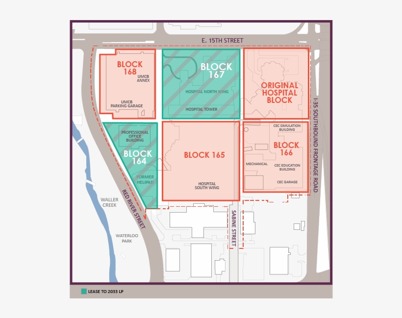 Umcb Map With Blocks - Plan, transparent png download