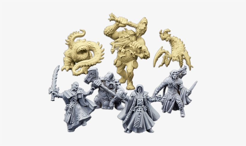 Dj27 Minis - Descent Crown Of Destiny Hero And Monster Collection, transparent png download