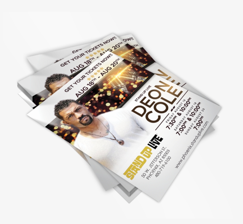 Deon Cole Phx - Flyer, transparent png download
