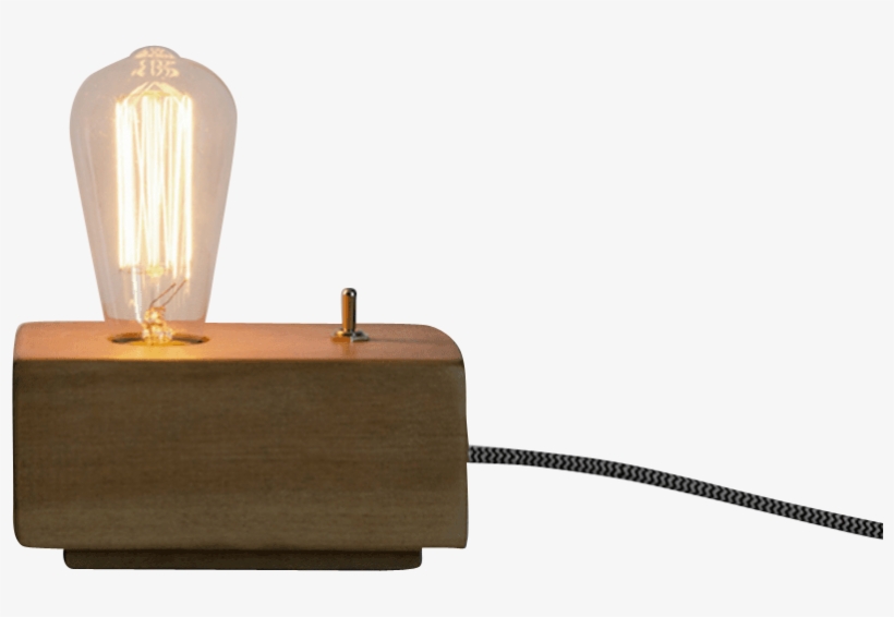 Jet Classic Wooden Table Lamp Designed By Altraforma360 - Sconce, transparent png download