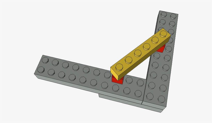 Note How I Used Two 1×1 Bricks To Create “pylons” For - Lego 45 Degrees, transparent png download