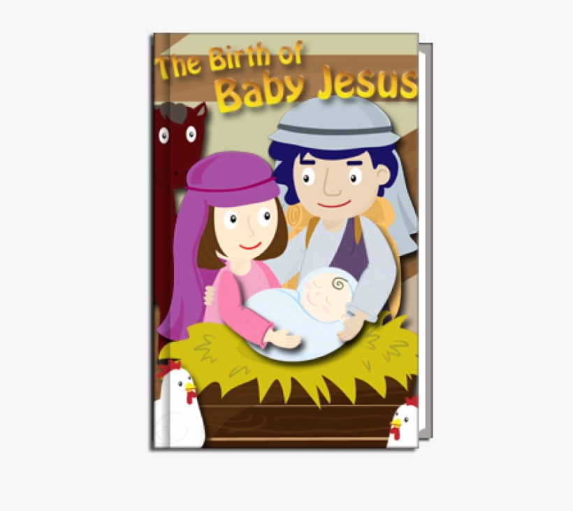 The Birth Of Baby Jesus - Cartoon, transparent png download