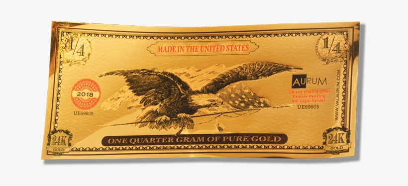 Eagle & Flag Quarter Gram - Buzzard, transparent png download