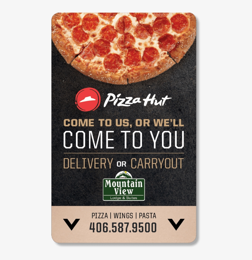 Pizza Hut Business Card - Pizza Hut Howard Johnson, transparent png download