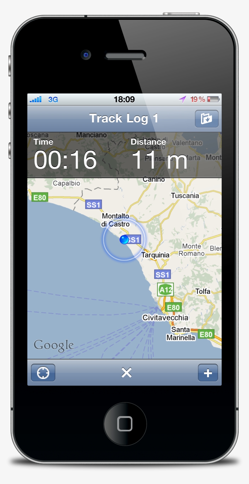 Track Location In The Background With Gps Tracks 3 - Iphone Gps Png, transparent png download