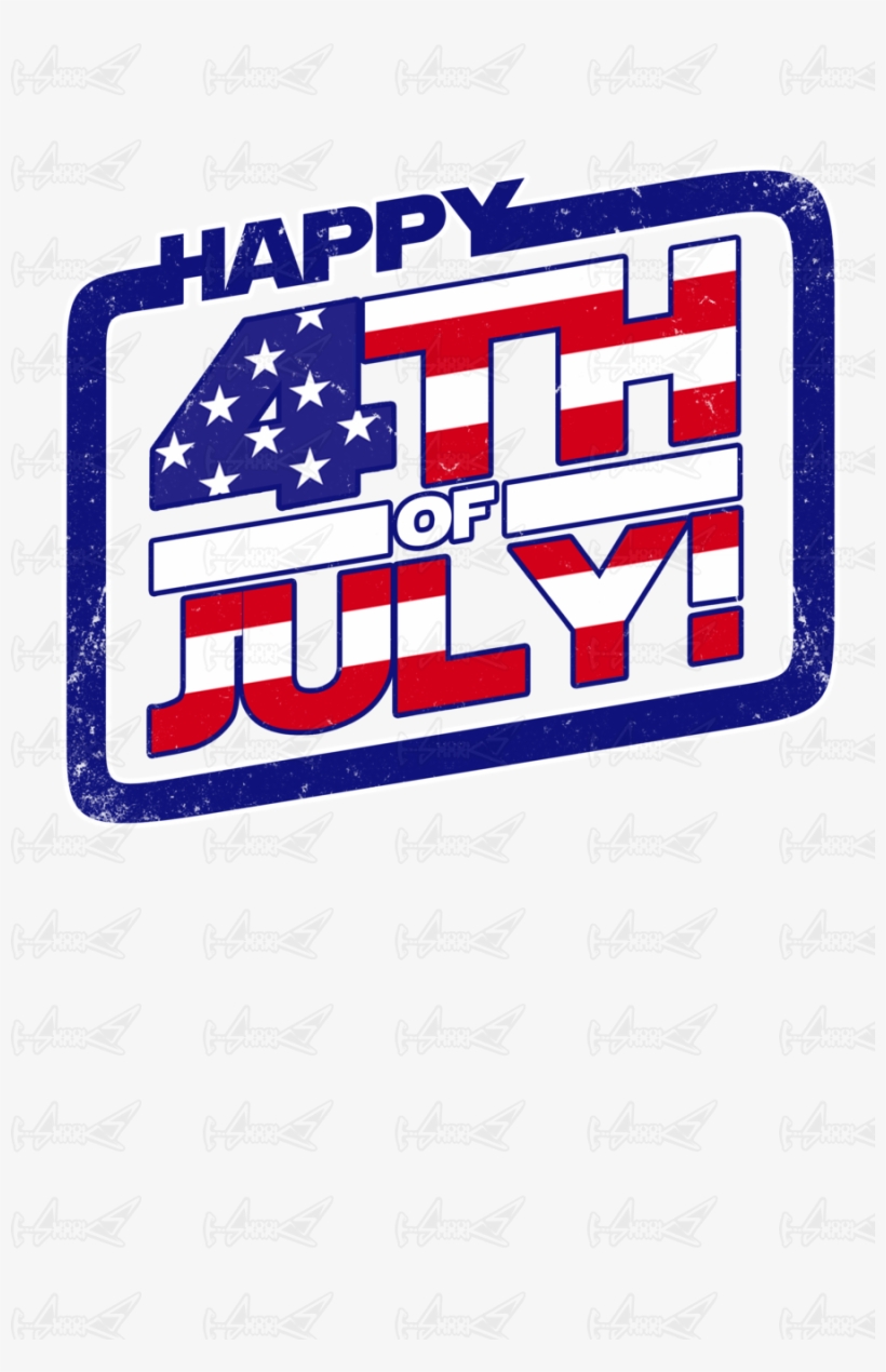 Happy 4th Of July - Carmine, transparent png download