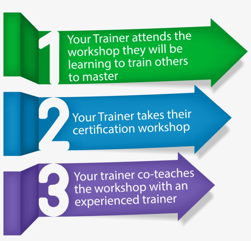 Train The Trainer Steps - Graphic Design, transparent png download