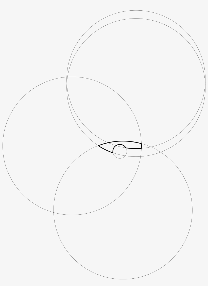 Circles Turning Into A Butterknife - Circle, transparent png download