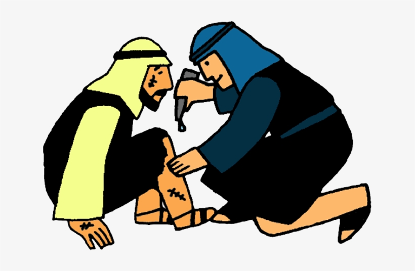 Graphic Black And White Bible Class Clipart - Clip Art Good Samaritan, transparent png download