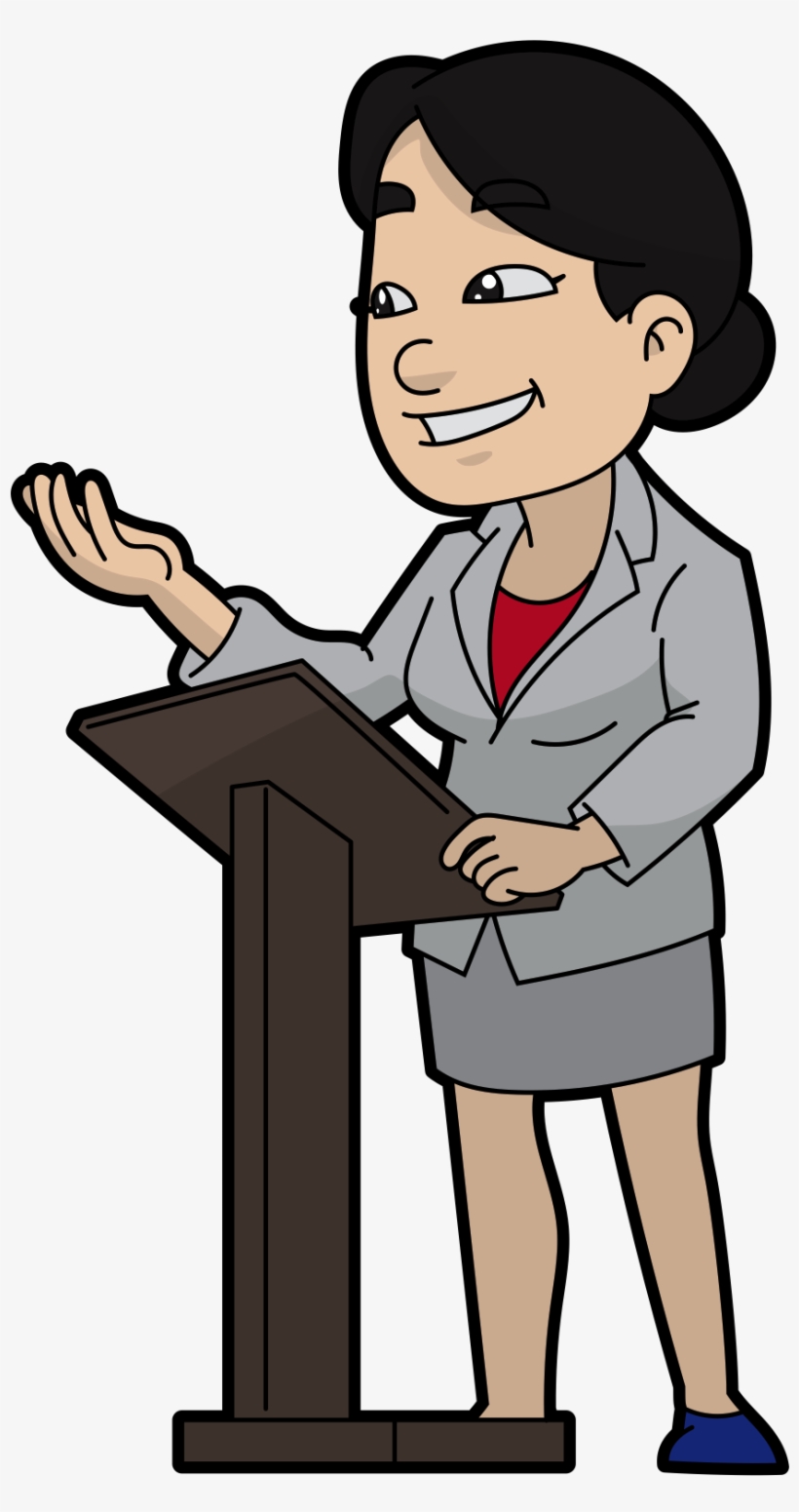 Png Black And White Library Graphics Pack For Sale - Cartoon Woman Speaking Png, transparent png download