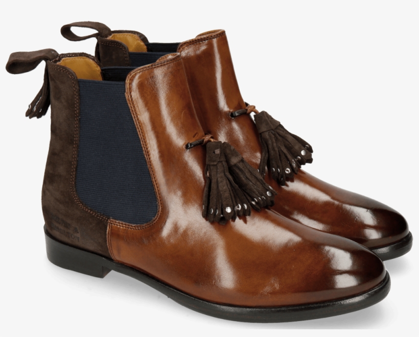 Ankle Boots Daisy 5 Wood Lima Espresso Tassel Black - Melvin & Hamilton, transparent png download