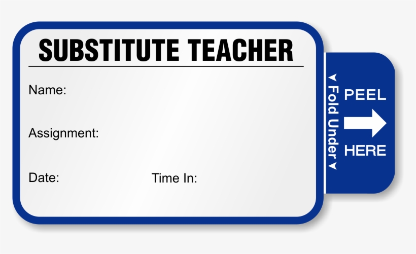 Tab-expiring Substitute Teacher Labels Book - Substancja, transparent png download
