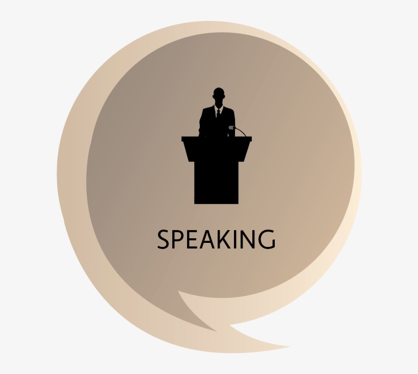 Speaking - Silhouette, transparent png download