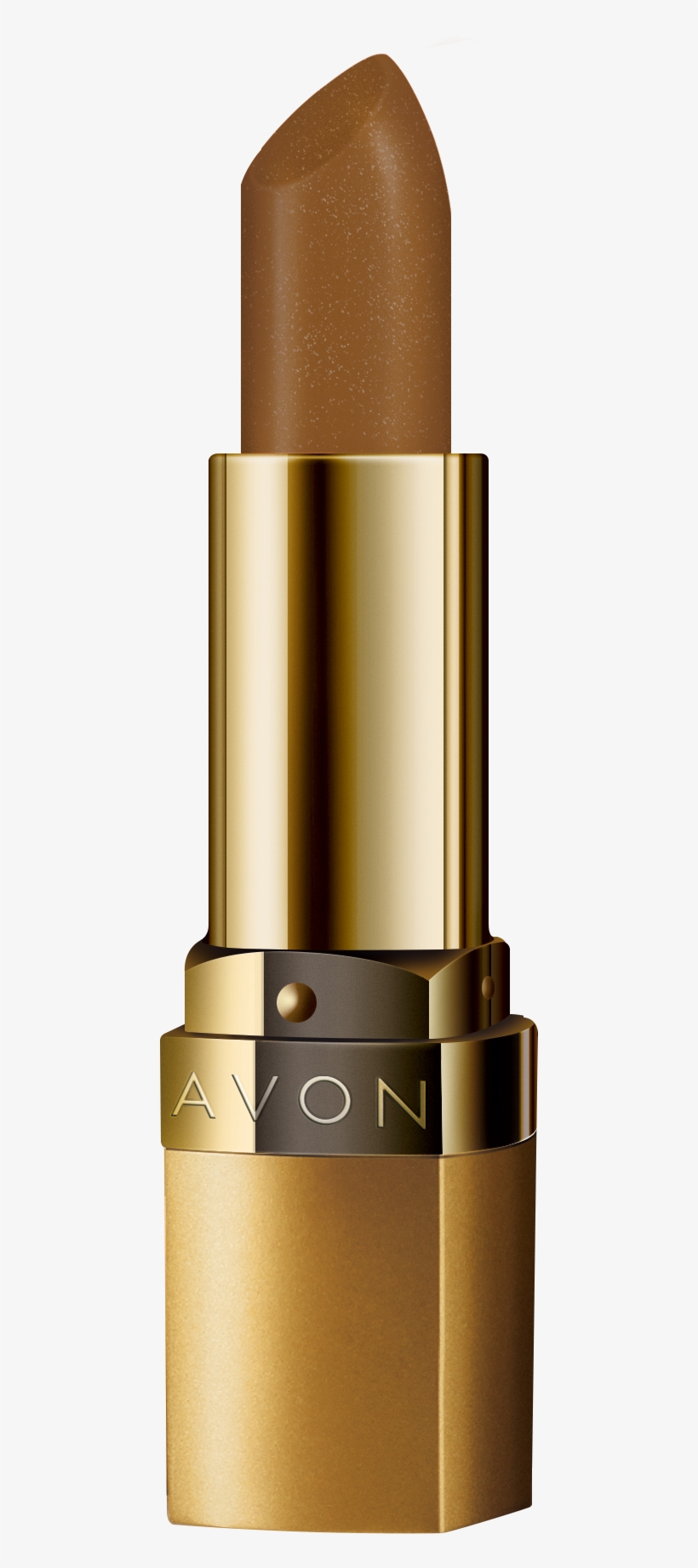 Avon Ultra Color Gold Shine Lipstick, transparent png download