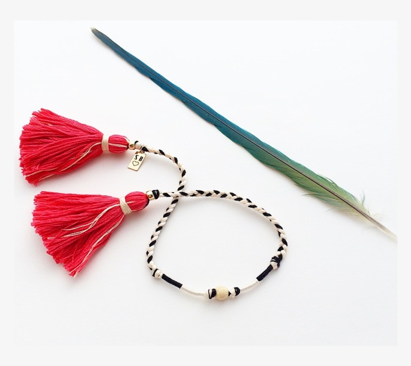 Big Tassel Surf Bazaar Bracelet - Earrings, transparent png download