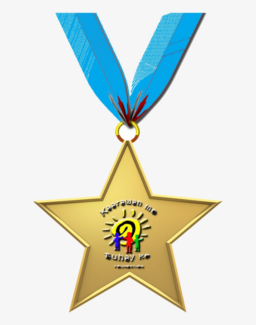 Takbo Mo Buhay Ko 2014 Medal - 3d Gold Star Png, transparent png download