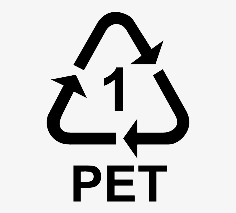 Packaging Signs Free Png Image - Pet 1 Symbol, transparent png download