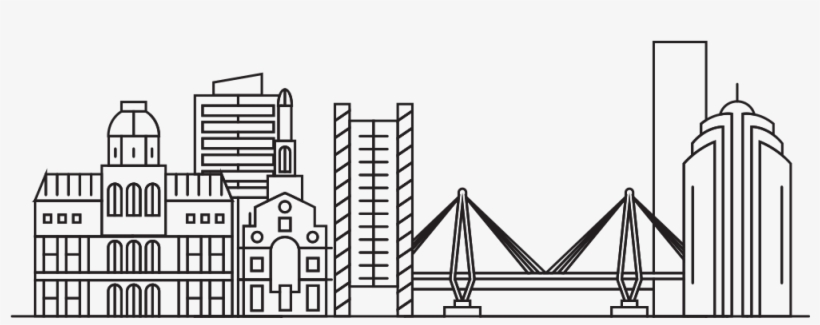 Boston Skyline - Vector Graphics, transparent png download