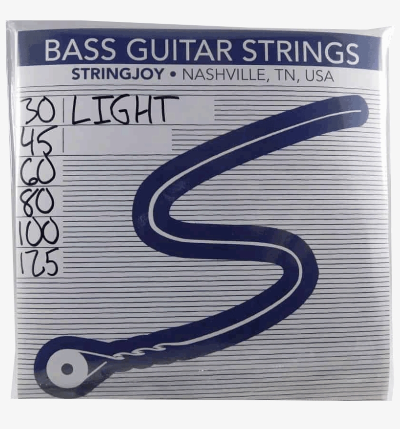 Stringjoy Nickel Alloy Round Core 6-string Light Bass - Bass Guitar, transparent png download