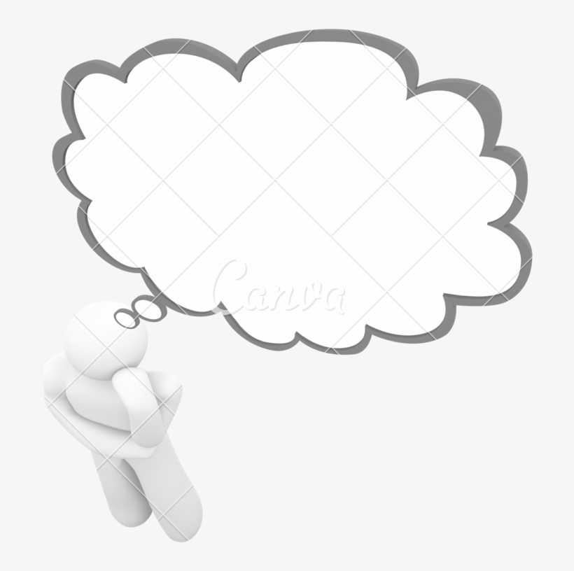 Thought Thinker Copy Space Thinking Person Photos - Illustration, transparent png download